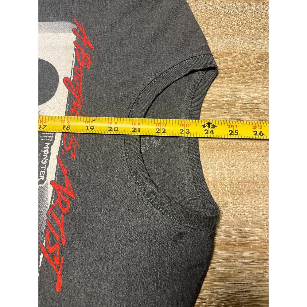 A Boogie vs Artist Monster Outbreak Tour Grey Longsleeve TShirt Small - Picture 4 of 5